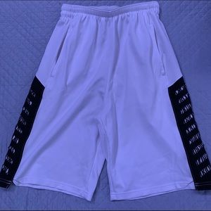 Champs Sports Gear White and Black Shorts